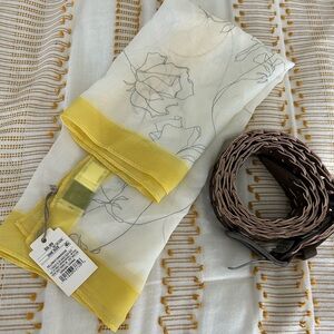 NEW A New Day Scarf and Bonus Belt